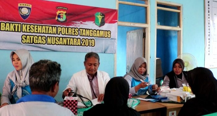 Polres Tanggamus Gelar Bhakti Sosial dan Kesehatan Gratis di BNS