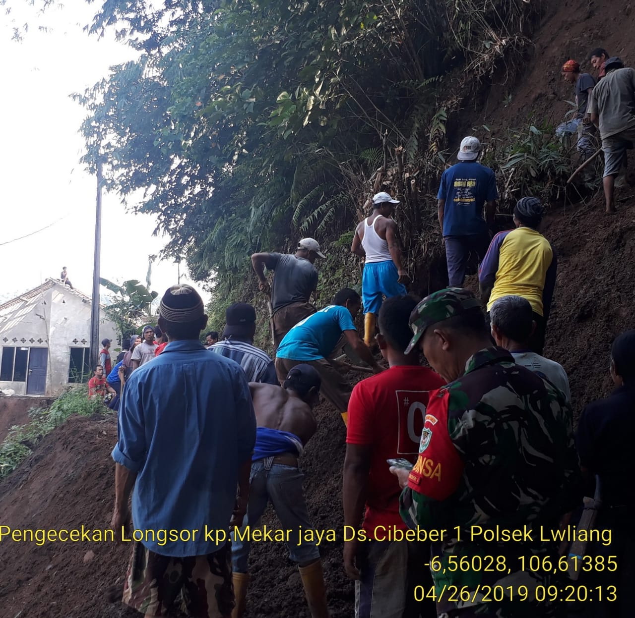 Hujan Deras Sebabkan Banjir dan Longsor di Sejumlah lokasi di Bogor