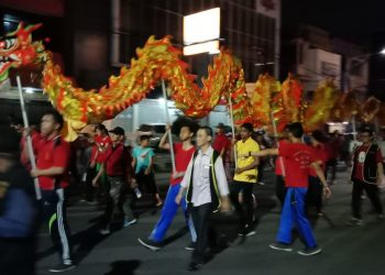 Rayakan Cap Go Meh, Barongsai dan Liong Hibur Warga Siantar