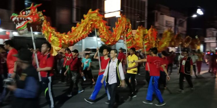 Rayakan Cap Go Meh, Barongsai dan Liong Hibur Warga Siantar