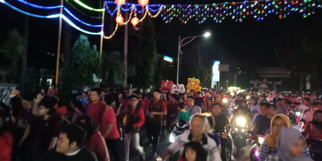 Rayakan Cap Go Meh, Barongsai dan Liong Hibur Warga Siantar