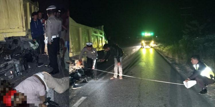 Udut Napitupulu, Pegawai PDAM Tewas Nabrak Truk