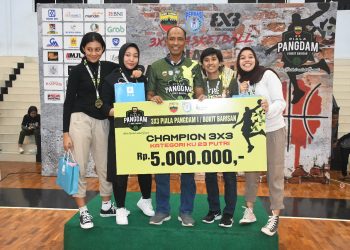 Kejuaraan Basket 3x3 Piala Pangdam I/BB Telah Usai, Ini Pemenangnya