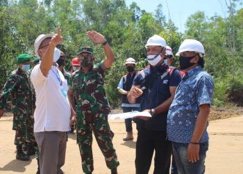 Danrem 033/WP Tinjau Lahan Pembangunan Makogasgabpad Pulau Galang