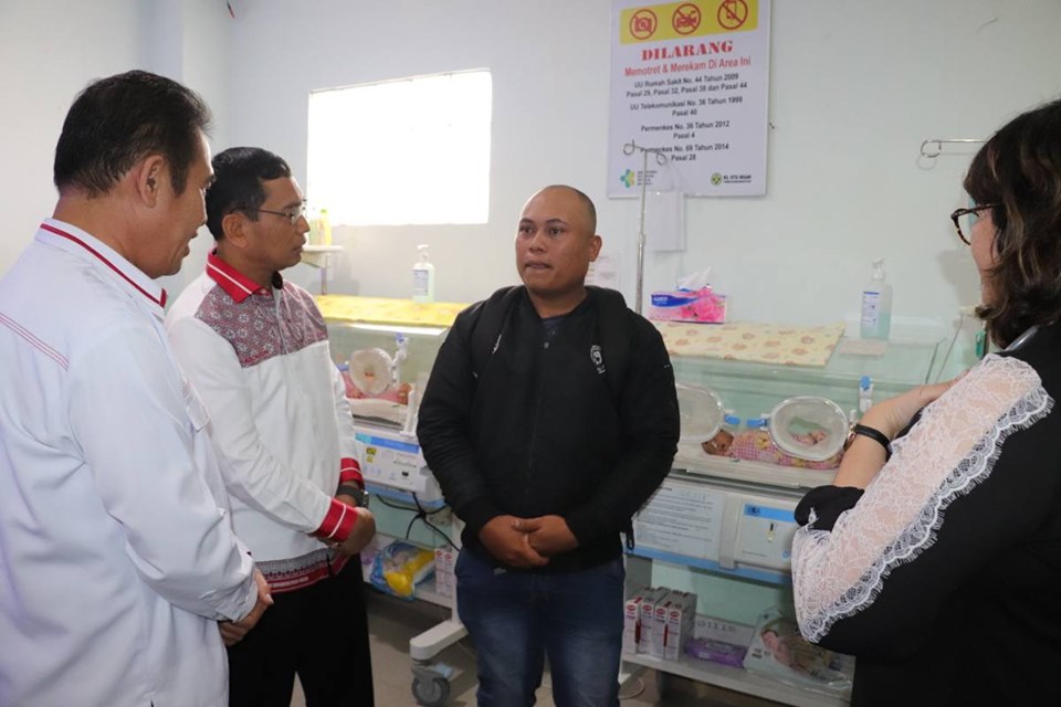 Bayi Kembar Tiga Pasangan Susanto Hutabalian dan Riana Lubis Dirawat Intensif