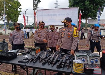 Kapolres Humbahas AKBP Ronny Nicolas Sidabutar Cek Kesiapan Pengamanan Pilkada Humbahas 2020