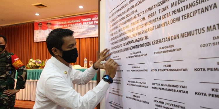 Walikota Siantar Coffee Morning Bersama Forkopimda dan Parpol, Sepakat Deklarasi Jaga Persatuan dan Kesatuan Walikota Siantar Coffee Morning Bersama Forkopimda dan Parpol, Sepakat Deklarasi Jaga Persatuan dan Kesatuan
