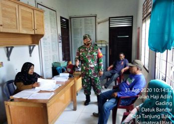 Dengan Komsos Pers Kodim 0208/Asahan Bersama Aparat Pemerintah Guna Pemutakhiran Data Teritorial