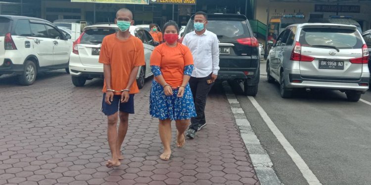Pasangan Suami Istri di Medan Diringkus, Terlibat Perampokan dan Penganiayaan Toke Besi