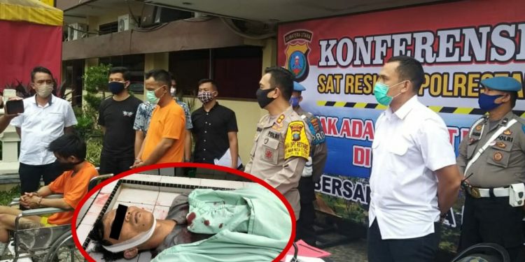 Bebas dari Penjara, Begal Melawan Polisi Ditembak Mati di Medan