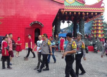 Polres Pelabuhan Belawan Amankan Perayaan Imlek di 44 Vihara