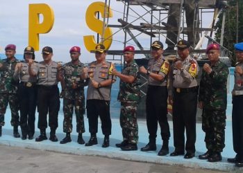 Kapolres dan Rombongan Silaturahmi Mako Yon Marhanlan I Belawan
