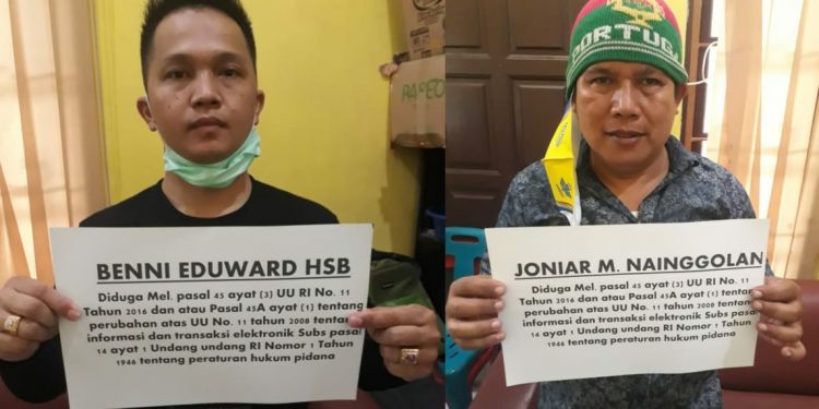 Youtuber Viral, Benni Eduward Hasibuan dan Joniar Nainggolan "Keok" di Tangan Kompol Martuasah Tobing