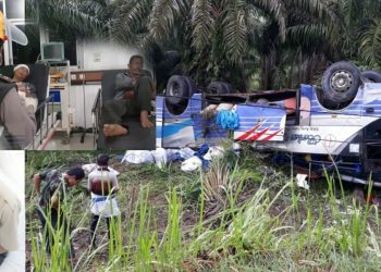 Ipda Asjul Pane Sampaikan Kronologi dan Kondisi Korban Kecelakaan Bus Berlian Baru asal Siantar