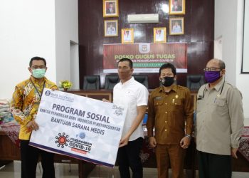 Gugus Tugas Percepatan Penanganan Covid-19 Siantar Terima Donasi dari Bank Indonesia