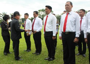 22 Personil Polres Binjai Dapat Penghargaan