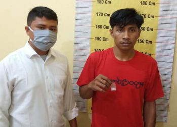 Baru Dua Bulan Bebas, Bogel Kembali Ditangkap Sat Res Narkoba Polres Sergai