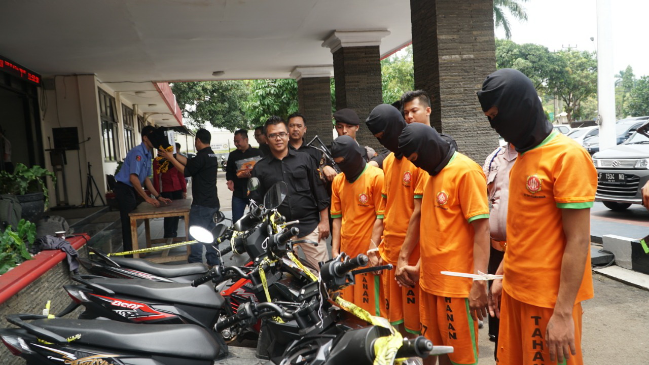Terlibat Pencurian Sepedamotor, Empat Tersangka Diringkus