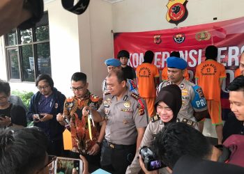 Sat Reskrim Polres Bogor Ungkap Kasus Perampokan Bersenpi