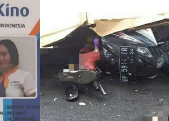 Natasia Napitupulu, Wanita Asal Sidikalang Tewas Kecelakaan di Batam