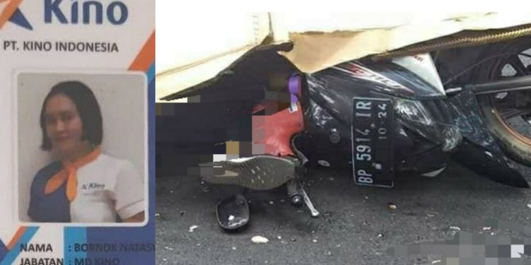 Natasia Napitupulu, Wanita Asal Sidikalang Tewas Kecelakaan di Batam Natasia Napitupulu, Wanita Asal Sidikalang Tewas Kecelakaan di Batam