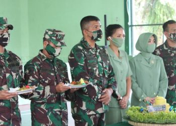 Brigif 7/RR Gelar Acara syukuran HUT ke-70 Kodam I/BB