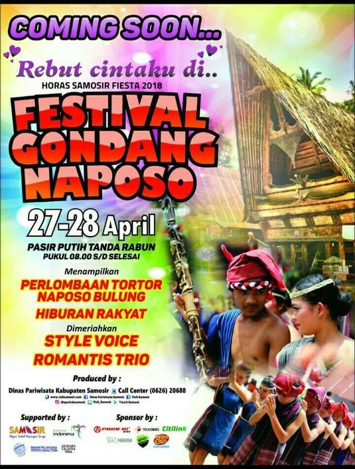 Mencari Cinta di Festival Gondang Naposo 2018 Samosir, Danau Toba