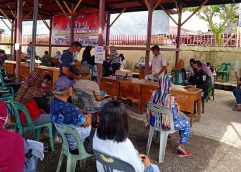 Kapolres Sibolga, AKBP Taryono Raharja Tinjau Langsung Pembagian BST dan Bantuan PPKM
