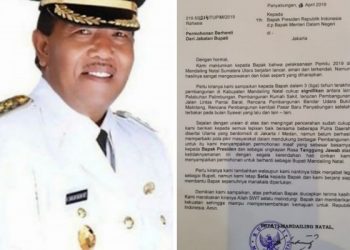 Prabowo Menang, Bupati Madina Mengundurkan Diri