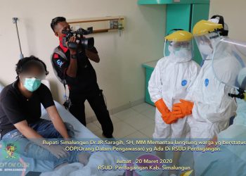 RSUD Perdagangan jadi RS Rujukan Pasien Covid-19, Seluruh Ruangan Disemprot Disinfektan