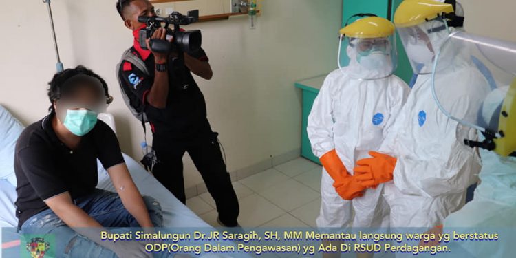 RSUD Perdagangan jadi RS Rujukan Pasien Covid-19, Seluruh Ruangan Disemprot Disinfektan