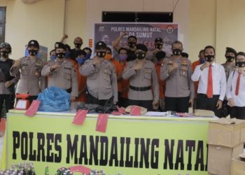 Tiga Kasus Narkoba di Pantai Barat Mandailing Natal Diungkap dalam Semalam