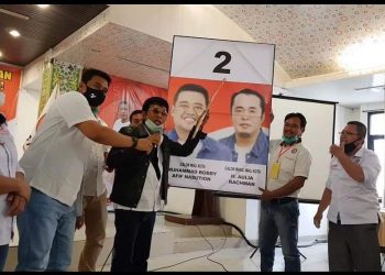 Dukungan untuk Bobby-Aulia Dideklarasikan di Pelantikan DPC Pospera Kota Medan