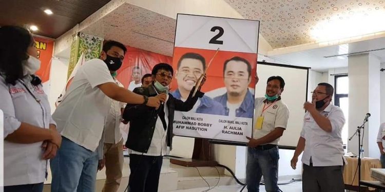 Dukungan untuk Bobby-Aulia Dideklarasikan di Pelantikan DPC Pospera Kota Medan