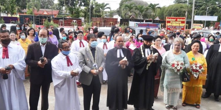Wakil Walikota Siantar Hadiri Pesta Peresmian Sopo Godang HKBP