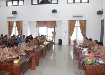 Camat dan Lurah dari Tebingtinggi Studi Banding Pengelolaan Dana Kelurahan ke Pemko Siantar
