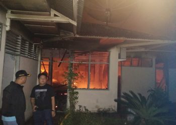 Kantor Camat Kebakaran, Kotak surat Suara Pemilu 2019 Ludes