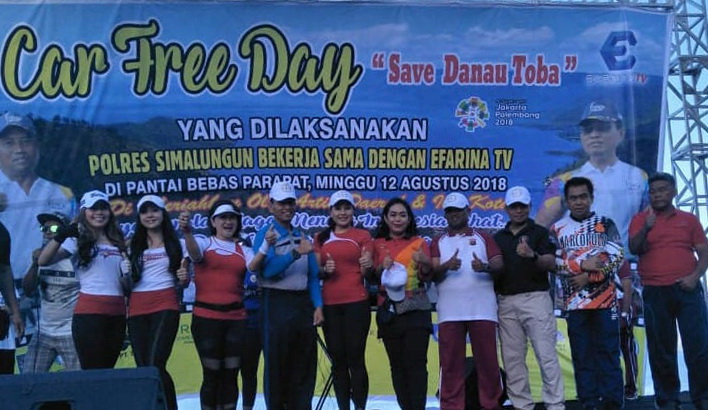 Begini Cara Polres dan Pemkab Simalungun Tarik Wisatawan ke Danau Toba