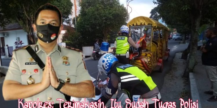 Diapresiasi Warga atas Penindakan Odong-odong, Kapolres Siantar: Terimakasih, Itu Sudah Tugas Polisi