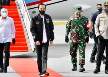 Presiden Jokowi : Horas Manogot, Pagi ini Saya Menuju Provinsi Sumatra Utara Untuk Kunjungan Sehari