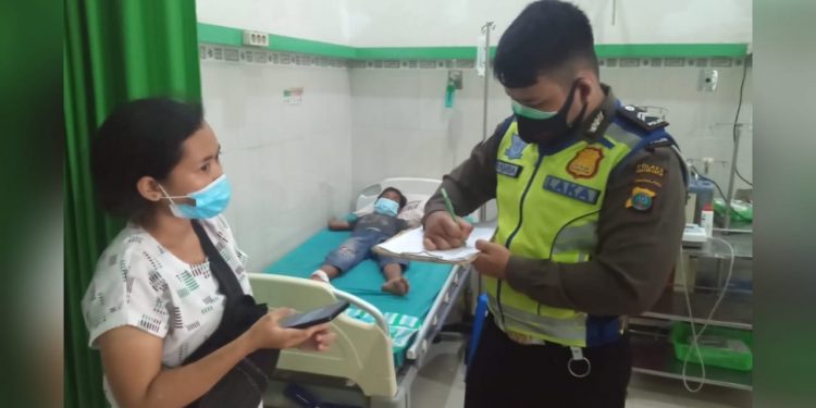 Kendarai Honda Supra X, Bunga Panggabean Tabrak Bocah 9 Tahun di Siantar