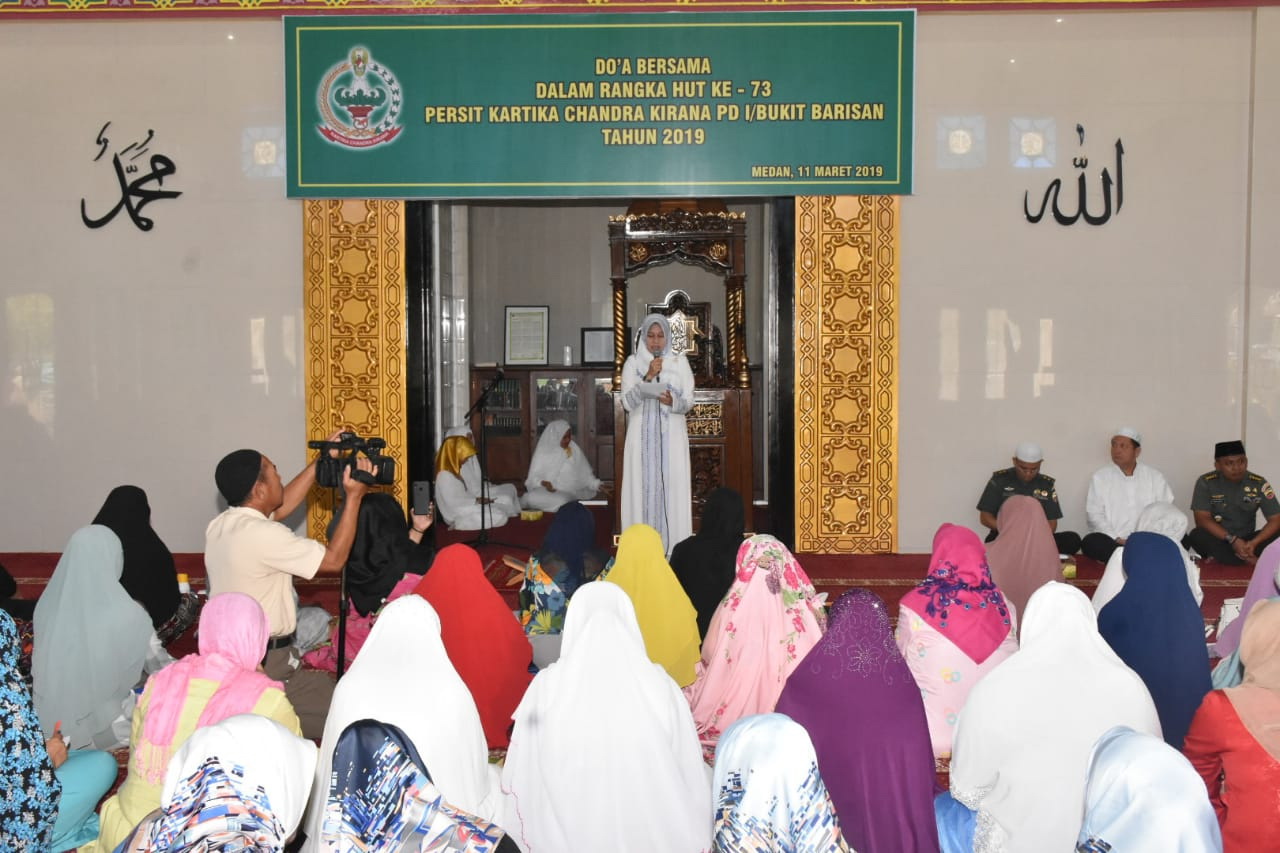 HUT Ke-73 Persit KCK PD Gelar Ceramah Pembinaan Mental