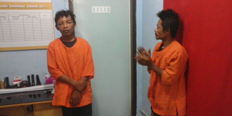 Curi Besi Cor Pondasi, Dua Pria ini Masuk Jeruji Besi