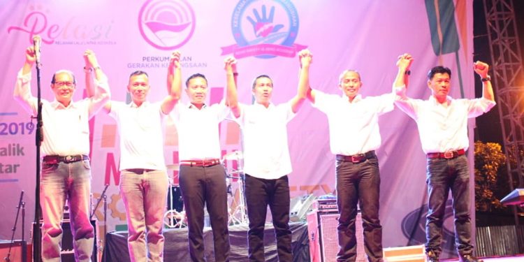 Dan Denpom Siantar Dukung Gerakan Millennial Road Safety Festival