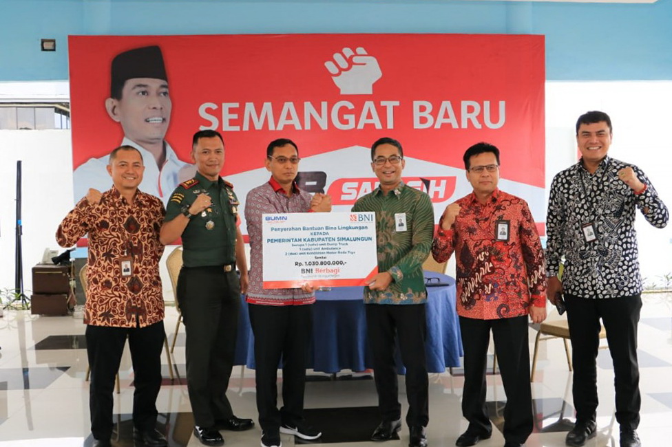 Bank Negara Indonesia Serahkan CSR ke Pemkab Simalungun Bank Negara Indonesia Serahkan CSR ke Pemkab Simalungun