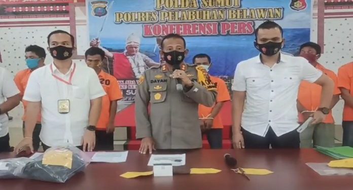 Operasi Kancil, 14 Pelaku Curanmor Dibekuk Polres Pelabuhan Belawan