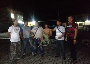 Empat Ton Besi Dicuri, Unit Pidum Ciduk Pelaku dari Hasil Olah Rekaman CCTV