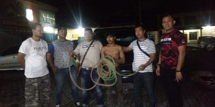 Empat Ton Besi Dicuri, Unit Pidum Ciduk Pelaku dari Hasil Olah Rekaman CCTV
