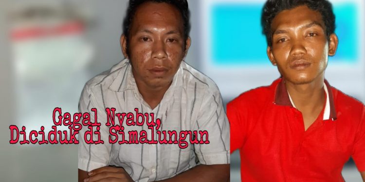 Boncengan Naik Sepedamotor Mau Nyabu, Dua Pria ini Ditangkap Polres Simalungun