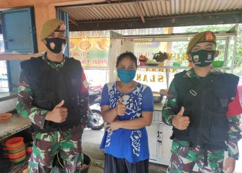 Satuan Sigap Covid-19 Kilap Sumagan Disiplinkan Protokol Kesehatan Masyarakat
